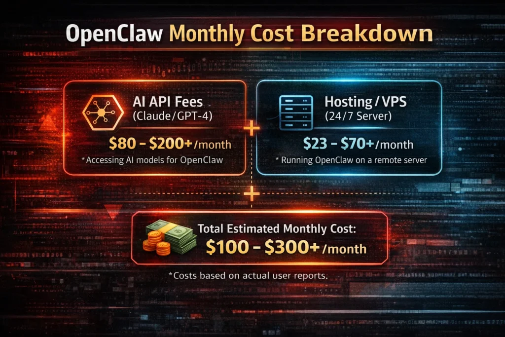 OpenClaw AI Monthly Cost