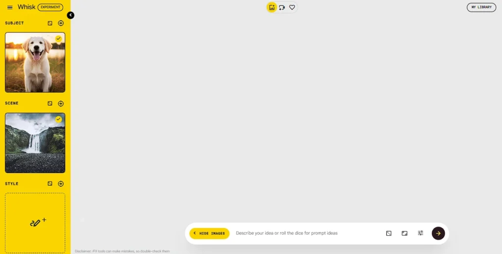Google Whisk AI Scene Generation