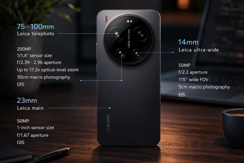 Xiaomi 17 Ultra 200MP Leica APO camera
