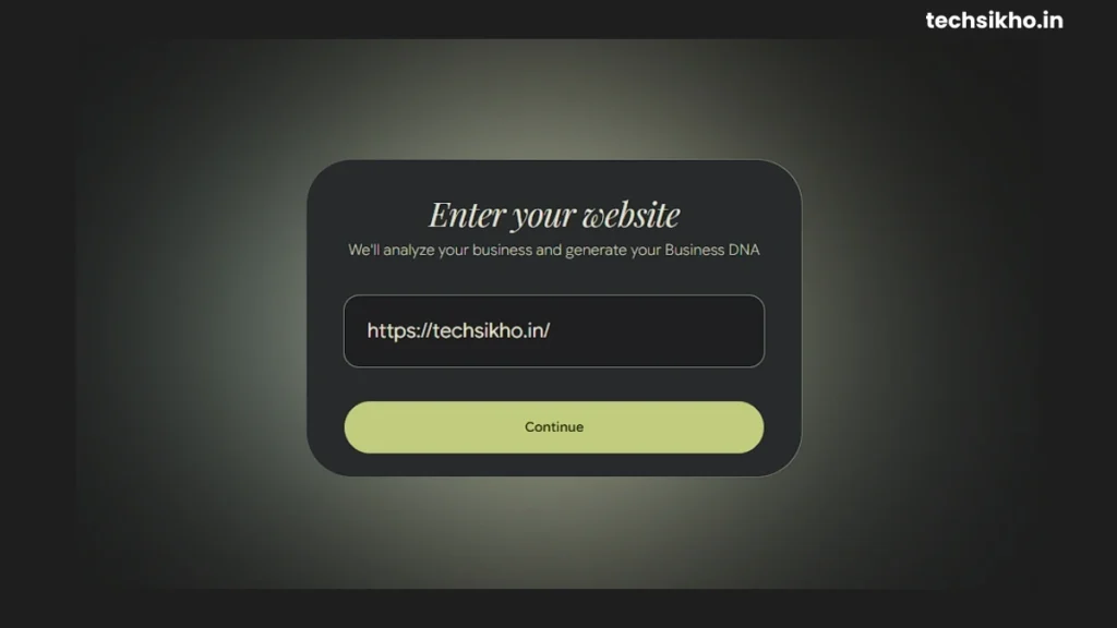 Pomelli ai website enter