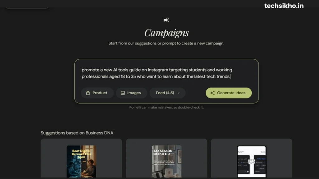 Pomelli AI Compaigns